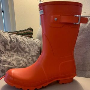 Orange Hunter Wellies